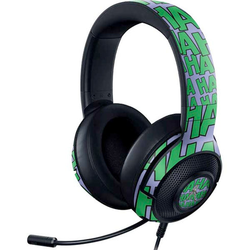 DC Comics The Joker Vintage pose pattern Razer Kraken X Skin